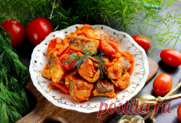 Рыба с томатной пастой луком и морковью под маринадом рецепт с фото пошагово - 1000.menu