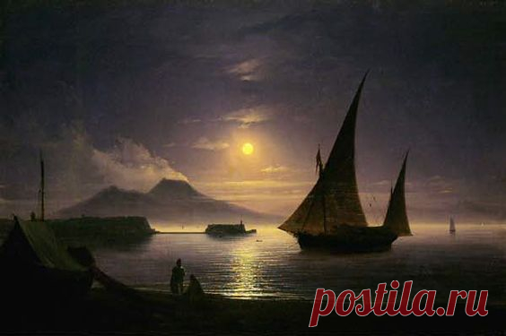 Ivan Aivazovsky Bucht von Neapel 1842 - Ivan Aivazovsky… |  Pinterest • Всемирный каталог идей