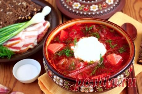 10 секретов вкусного борща. Клуб кулинаров.