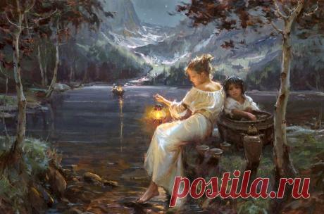 …И лишь тебя (что б не забыть) целую в душу... | Daniel F. Gerhartz