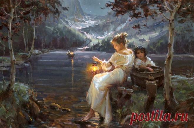 …И лишь тебя (что б не забыть) целую в душу... | Daniel F. Gerhartz