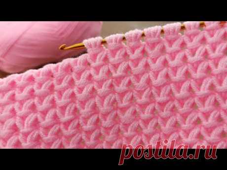 Amazing👌 * Super Easy Tunisian Crochet Baby Blanket For Beginners online Tutorial * #Tunisian
