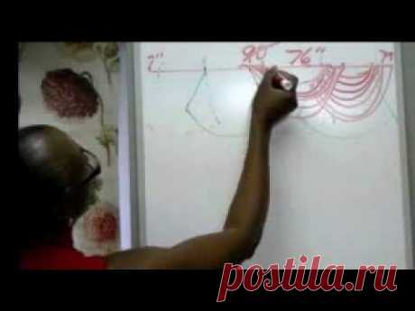 How to calculate how many swag require for a curtain board
