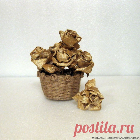 Корзинка с розами!!!.