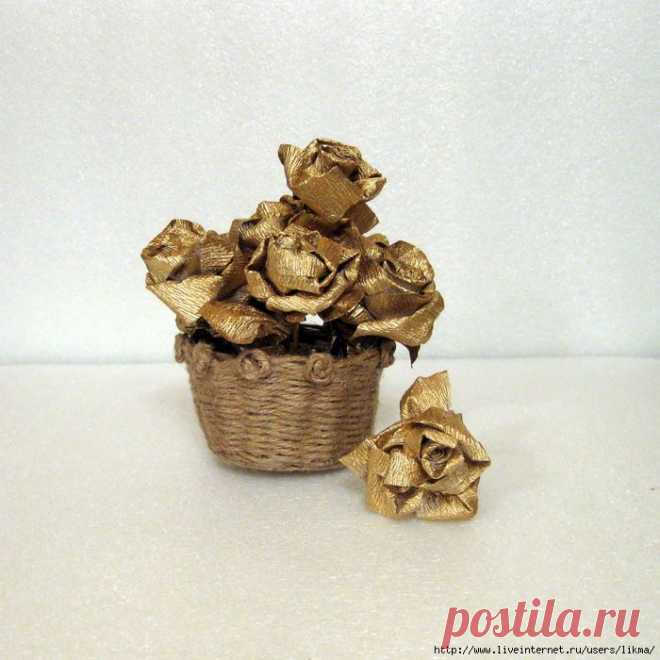 Корзинка с розами!!!.