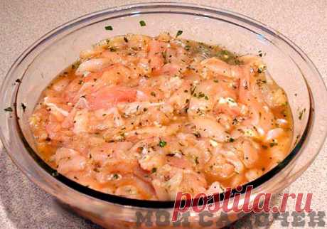 Маринад для куриного шашлыка — Мой садочек