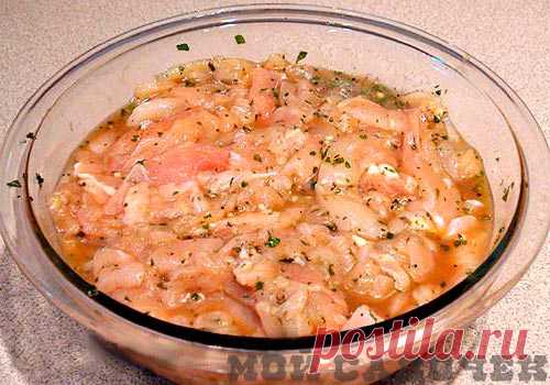 Маринад для куриного шашлыка — Мой садочек