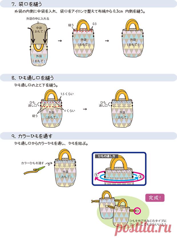 Cómo hacer una bolsa de gimnasio con un asa que se pueda hacer fácilmente con una máquina de coser