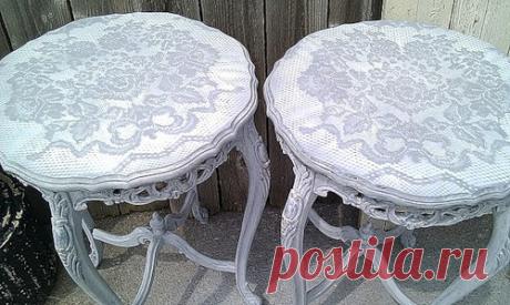 Трафарет из кружева - Домашний hand-made