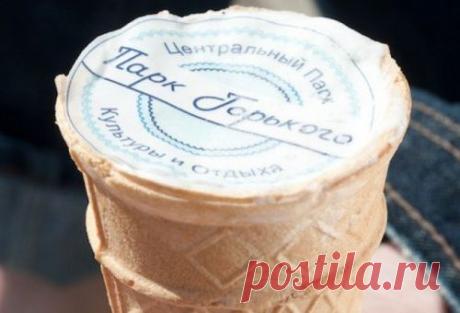 Домашнее мороженое, вкус советского пломбира.