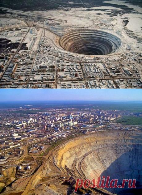 Алмазный карьер «Мир», Якутия