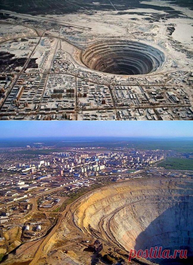 Алмазный карьер «Мир», Якутия