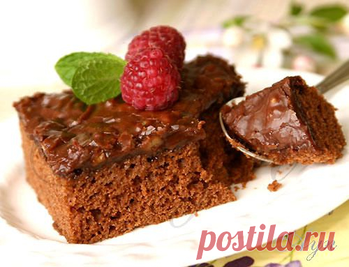 Шоколадные пирожные (Chocolate sheet cake) | Мои Кулинарные Зарисовки