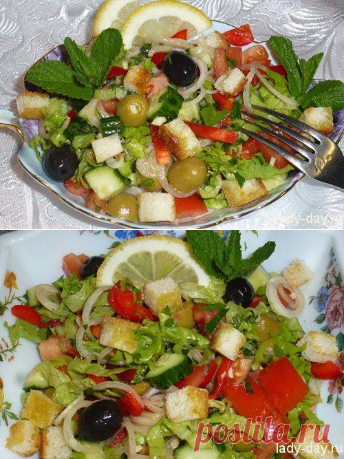 Овощной салат Фатуш | Простые рецепты с фото