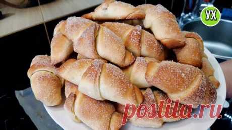 Рогалики,бюджетный и очень вкусный рецепт без яиц и масла.Можно и в Пост. | УХ ТЫ, КУХНЯ | Дзен