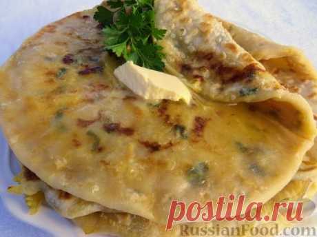 Рецепт: Алу паратха (индийские лепешки с картофельной начинкой) на RussianFood.com