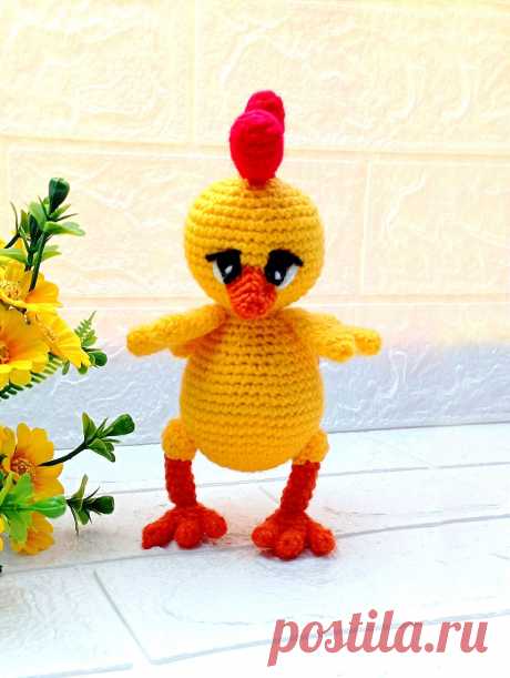 PDF Петя Петушок крючком. FREE crochet pattern; Аmigurumi cock patterns. Амигуруми схемы и описания на русском. Вязаные игрушки и поделки своими руками #amimore - Петух, петушок.