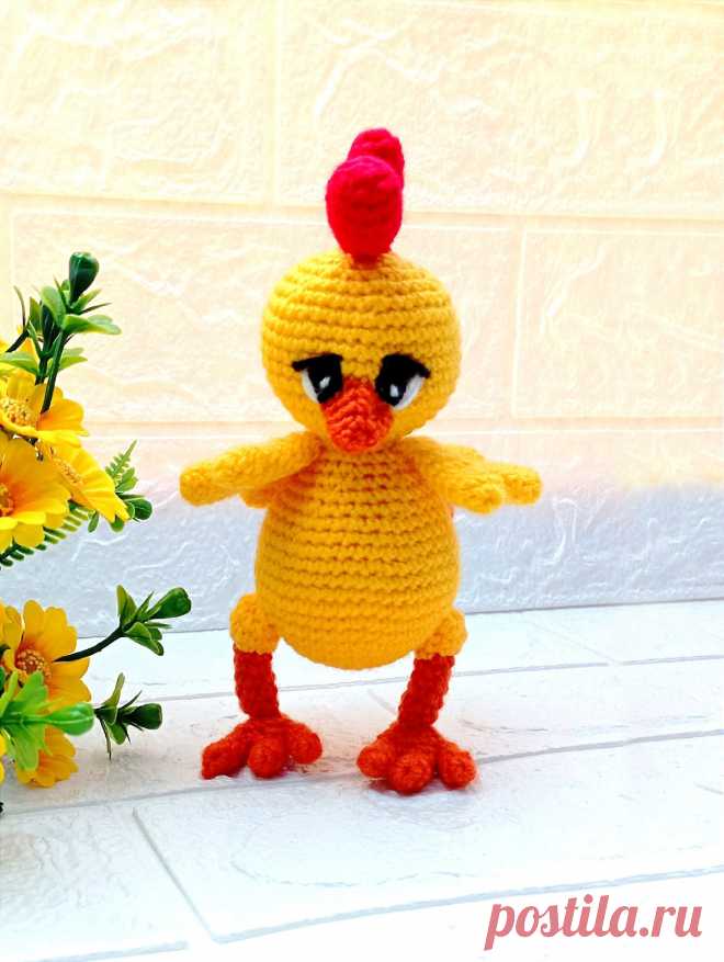 PDF Петя Петушок крючком. FREE crochet pattern; Аmigurumi cock patterns. Амигуруми схемы и описания на русском. Вязаные игрушки и поделки своими руками #amimore - Петух, петушок.