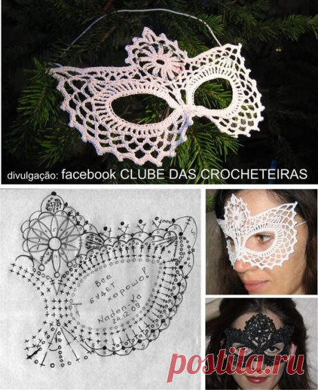 (189) Luty Artes Crochet: Mascaras de crochê | Mascaras Venesianas e Makeup