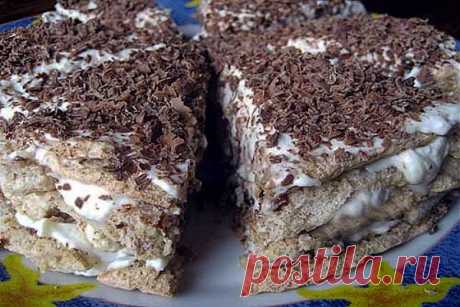 Любителям шоколадно-ореховых сладостей! Рецепт очень вкусного тортика! &quot;Шоколадно-ореховый торт&quot; Рецепт здесь...