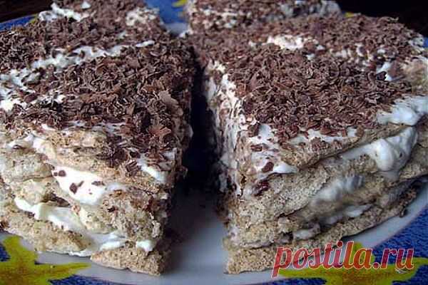 Любителям шоколадно-ореховых сладостей! Рецепт очень вкусного тортика! "Шоколадно-ореховый торт" Рецепт здесь...