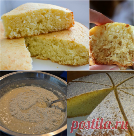 Пышный пирог на сыворотке без яиц, который тает во рту!