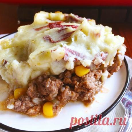 Кантри мясо и картофельное пюре запеканка - я Усадебник