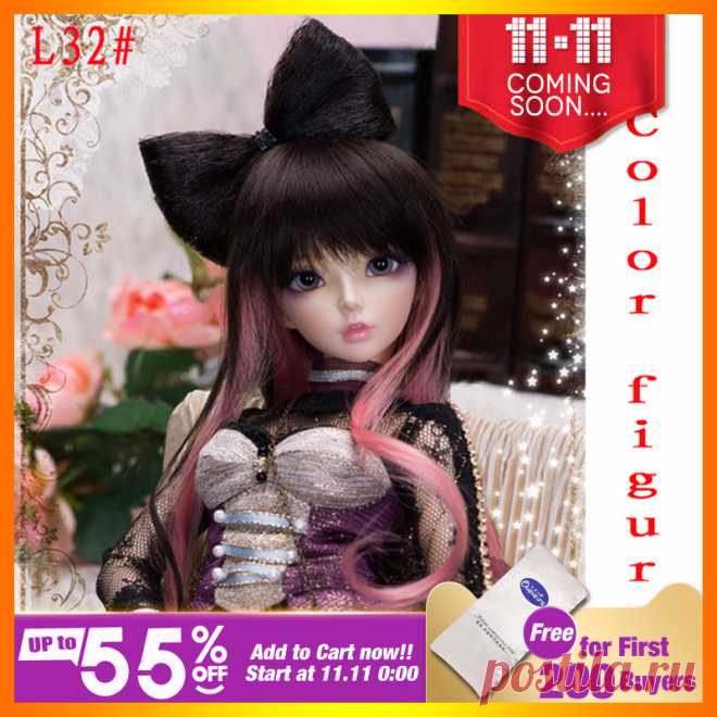 wig 7-8 Picture - More Detailed Picture about Oueneifs Бесплатная доставка парик 7 8 дюймов 1/4 высокой температуры парик Девушка Длинные многоцветный волос в Красота и здоровье с челкой Picture in Аксессуары для кукол from oueneifs Official Store | Aliexpress.com | Alibaba Group