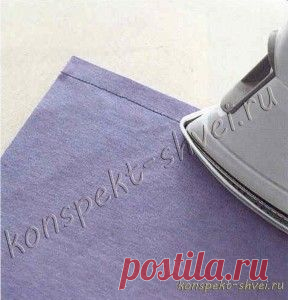 Как разутюжить припуски шва | КОНСПЕКТ ШВЕИ