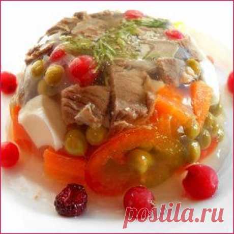 Заливное мясное ассорти | Блог Нины Жупериной