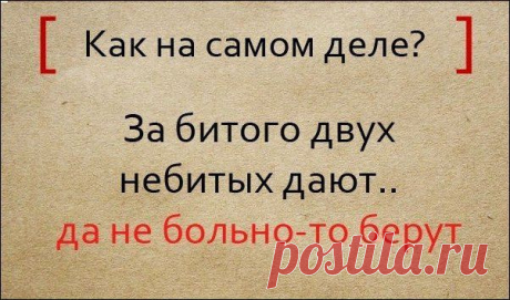Народная мудрость