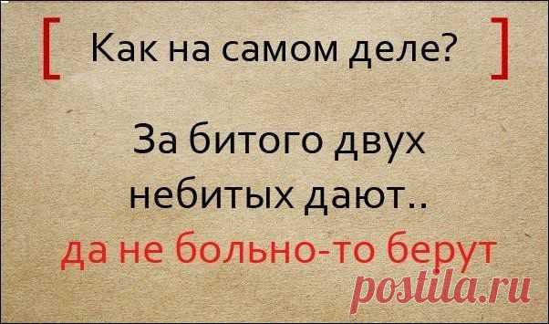 Народная мудрость