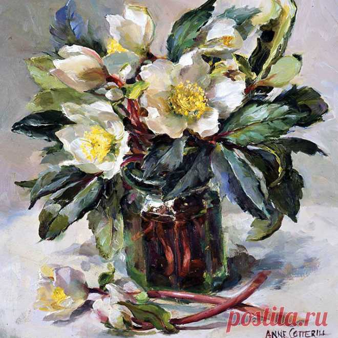 Вечная весна в натюрмортах Anne Cotterill - Ярмарка Мастеров - ручная работа, handmade