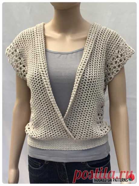 Leora Summer Top Crochet Pattern PDF Download Sizes S M | Etsy