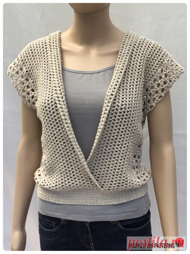 Leora Summer Top Crochet Pattern PDF Download Sizes S M | Etsy