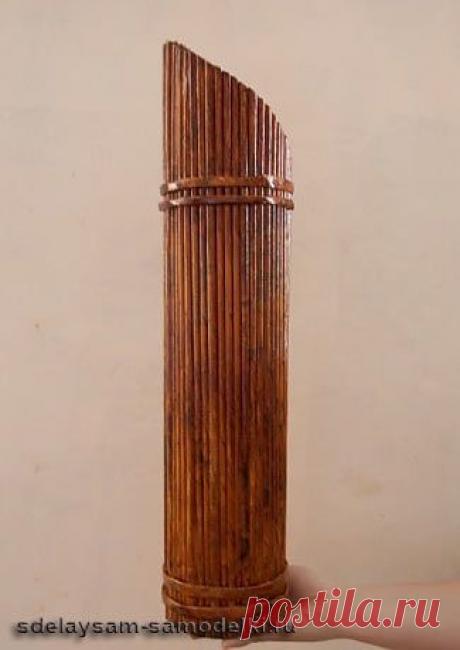 Ваза из бумажных трубочек - Поделки из газет - Бумага - Каталог статей - УМЕЛЫЕ РУЧКИ - Поделки своими руками