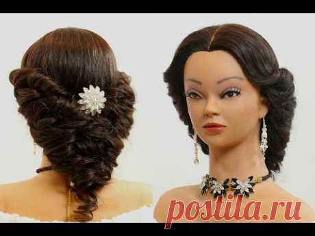 Prom wedding hairstyles for long medium hair. Bridal hairstyles.