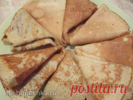 Блины на сыворотке (замес наоборот)