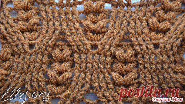 МК теплый рельефный узор "Колоски" - Вязание - Страна Мам