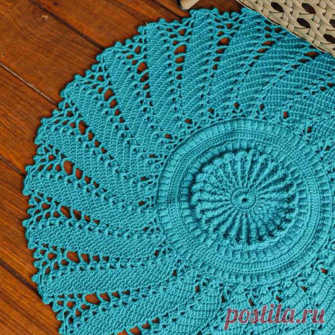 Симпатичные коврики для дома. 7 вариантов крючком | Вязание с Paradosik_Handmade | Дзен