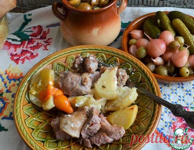Голень индейки с картофелем – кулинарный рецепт