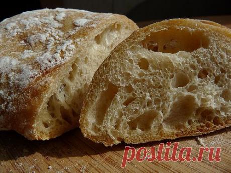 Чиабатта без замеса: crucide