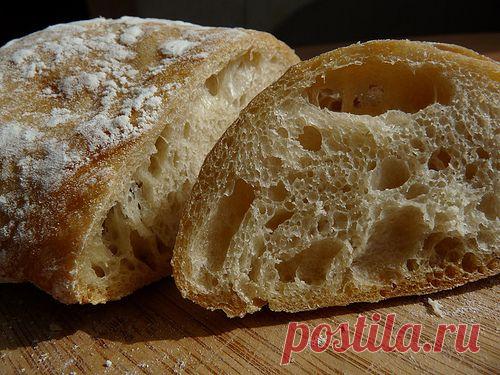 Чиабатта без замеса: crucide