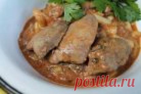 Гуляш из печени куриной - пошаговый рецепт с фото на Повар.ру