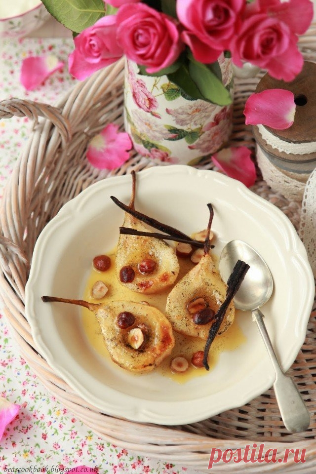 Как приготовить ванильные груши в духовке - рецепт, ингредиенты и фотографии