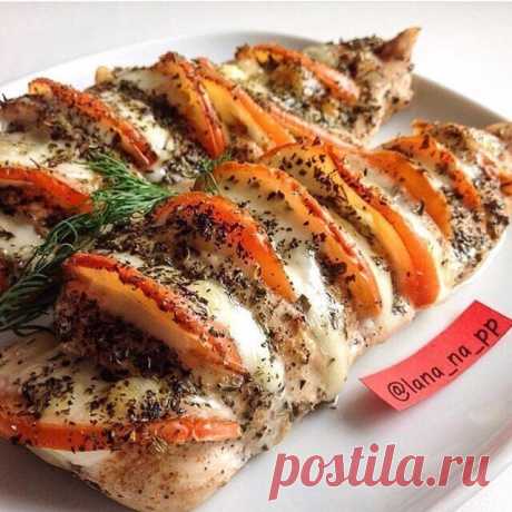 Курица а ля Капрезе