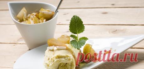 Birnen mit Zimt auf Vanilleeis [Dessert für 4 Personen] | culivac Ein neuer Beitrag in unserer gourmetverdächtigen Sous-vide Dessertreihe: einfach zuzubereiten und extra raffiniert.