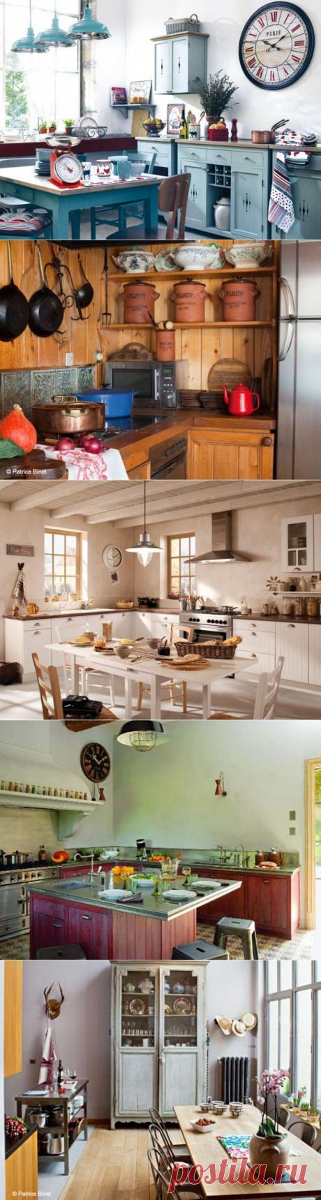 (+1) - Дизайн кухни в деревенском стиле: 50 фото | УЮТНЫЙ ДОМ | советы