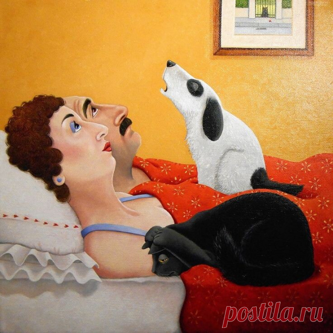 О чем думают женщины, засыпая.

Боже, завтра опять на работу,
Надо было юбку зашить.
Ладно, лучше джинсы надену,
Ещё мяса нужно купить.

Не успела вымыть люстру,
Теперь пыль заметна на ней.
И зачем я её купила?
И пусть грязная. Хрен уже с ней.

А ещё собрание в школе,
Как бы завтра так не сходить?
Как бы так заболеть немножко
( в это время мяса купить).

Благоверный шевелится рядом,
Ну сейчас полезет опять.
Как бы вежливо и тактично
В этот раз ему отказать?

Да... я ж боле...