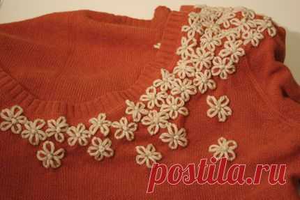 How to Make a Basic Sweater Something Special - CraftStylish